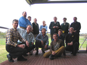 RtBC Recovery Team meeting in
Casterton in July 2005